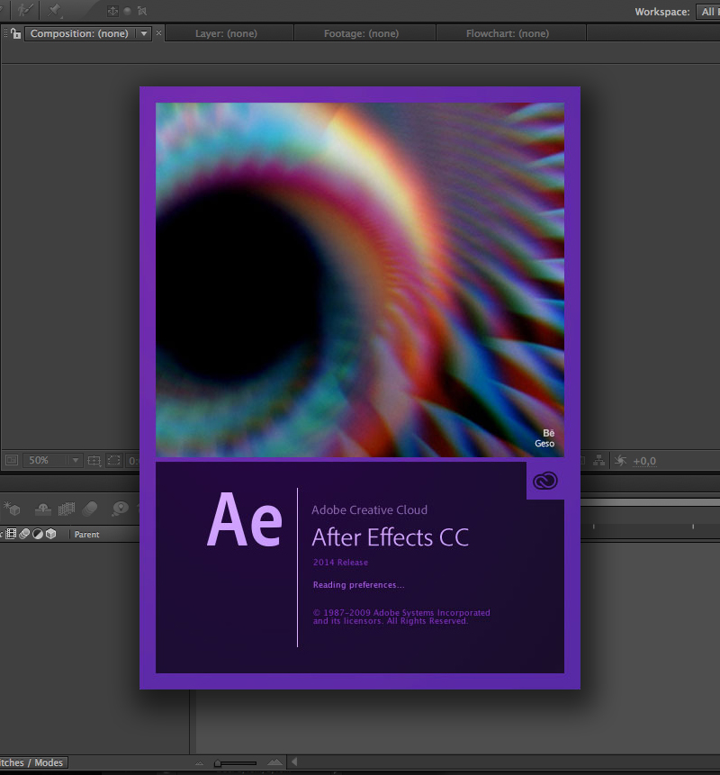 Adobe After Effects Screen Splash by Geso | Digital Art / Graphic Design