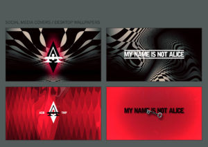 Art direction for music band My Name Is Not Alice by Geso