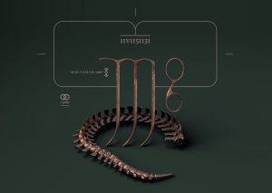 3D Lettering and logos designed by Geso / God Is A Glitch