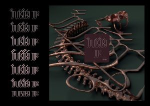 3D Lettering and logos designed by Geso / God Is A Glitch
