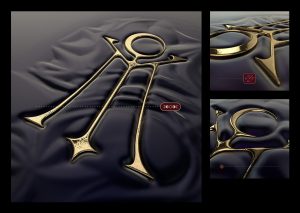 3D Lettering and logos designed by Geso / God Is A Glitch