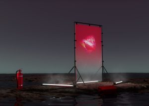 Fuego Futuro from Miguel Gil Tertre, cover artwork and design by Geso / God Is A Glitch