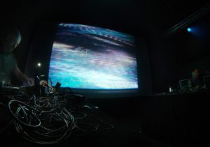 Live Performance by Geso and Kamikaze Space Programme at L.E.V. Matadero Festival
