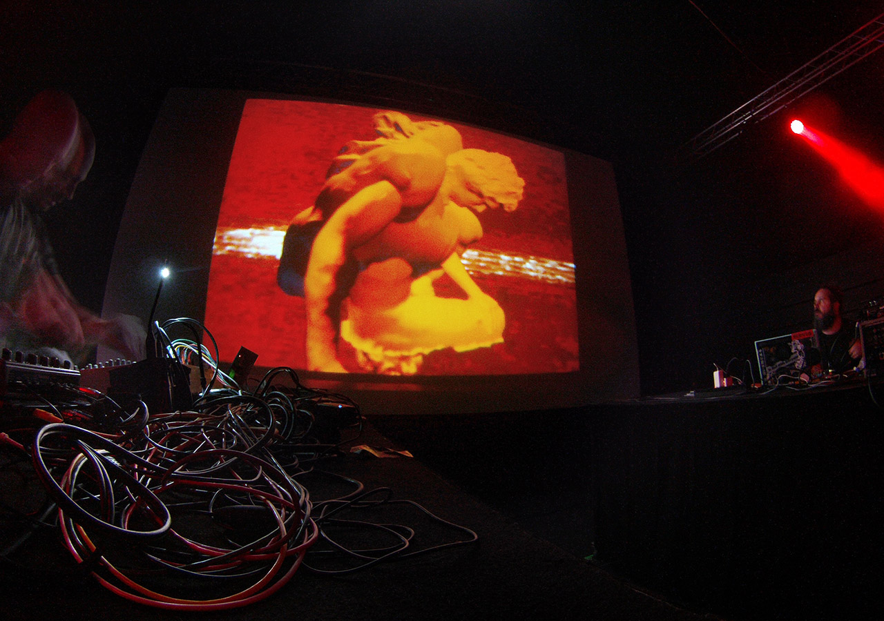 Live Performance by Geso and Kamikaze Space Programme at L.E.V. Matadero Festival