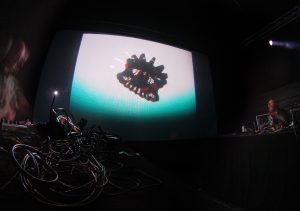 Live Performance by Geso and Kamikaze Space Programme at L.E.V. Matadero Festival