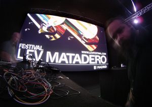 Live Performance by Geso and Kamikaze Space Programme at L.E.V. Matadero Festival
