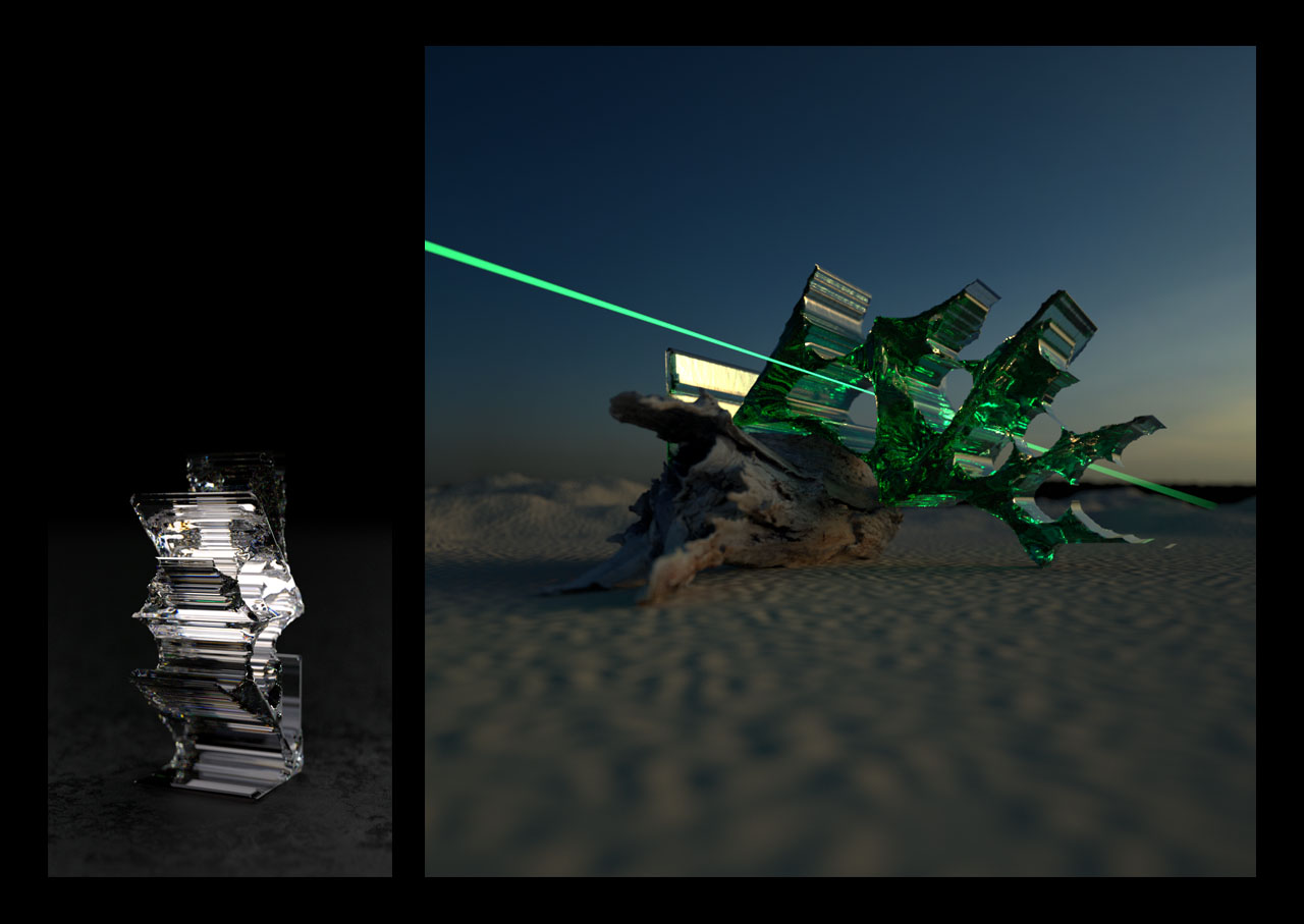 3D Artworks by Geso / God Is A Glitch