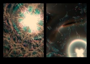 AV Performance w/ Michael Rauter at DAZ | visuals by Geso