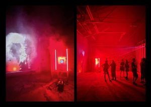 The Bigger Picture Video Art Installation by Geso