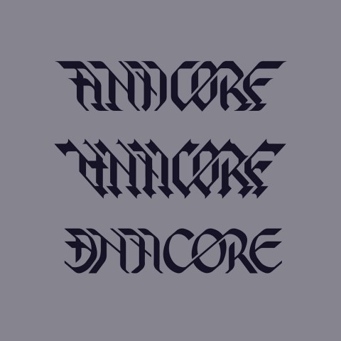Anticore Lettering