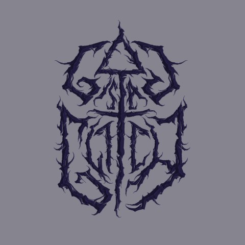 God Is A Glitch Black-Metal Logo